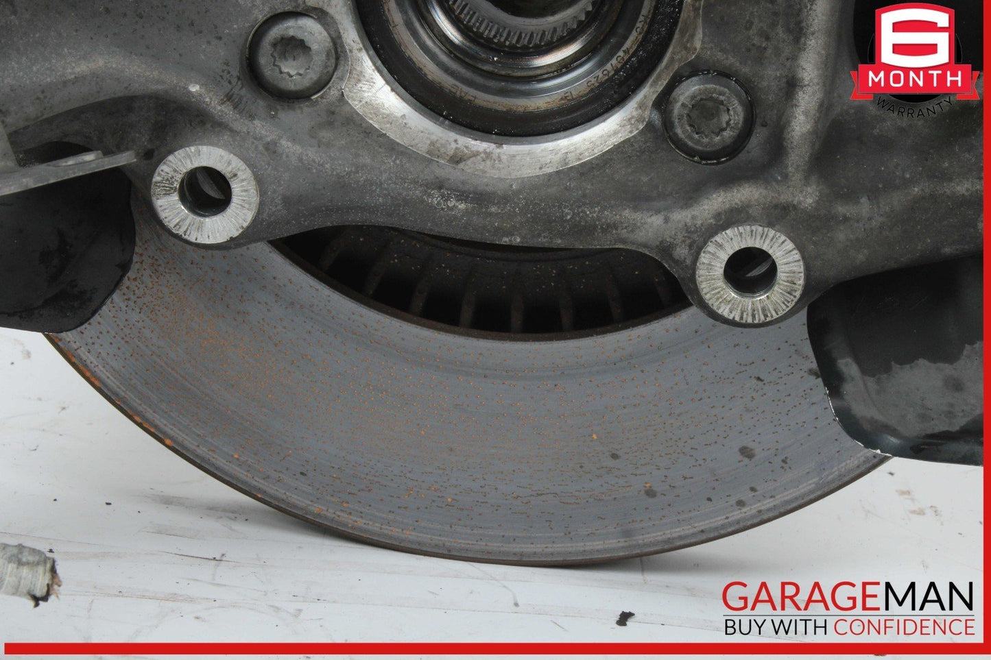 12-18 Audi A7 A6 Front Left Driver Side Spindle Knuckle Wheel Hub w/ Rotor Disc
