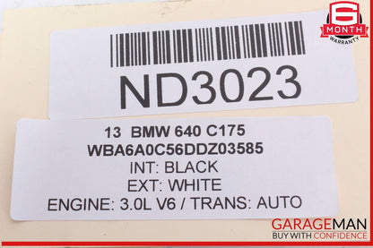 12-18 BMW 640i Rear Right Passenger Side Lower Suspension Control Arm 6794876