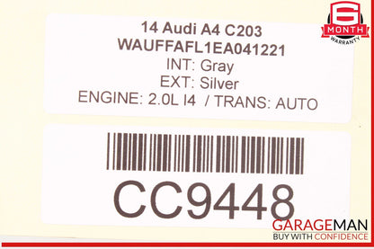 12-17 Audi A4 A5 S5 FWD Front Engine Cradle Crossmember OEM