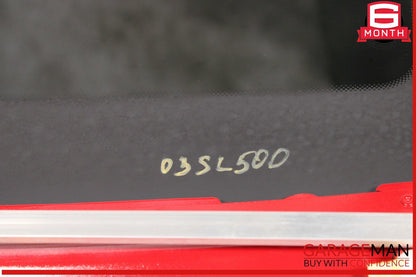 03-12 Mercedes R230 SL500 SL600 Pano Panoramic Roof Top Glass OEM