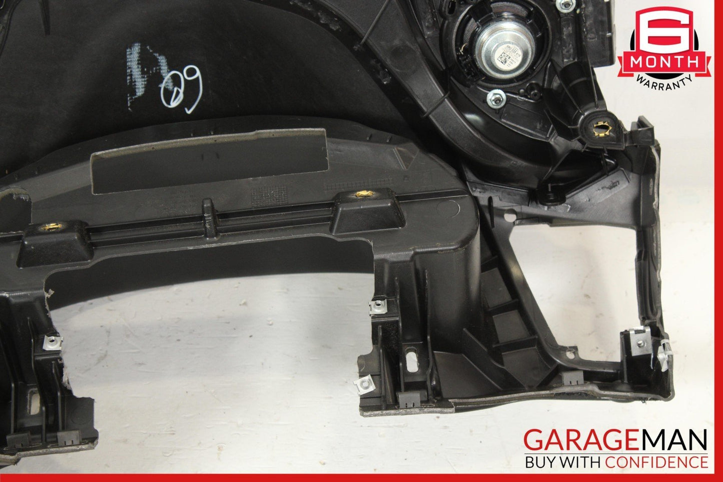 09-17 Audi Q5 Front Dash Dashboard Instrument Panel Cover Trim Assembly Black