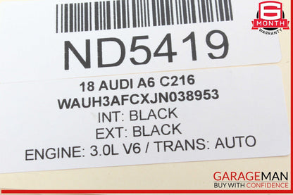 16-18 Audi A6 Rear Right Passenger Side Outer Tail Light LED Lamp 4G5945096D OEM