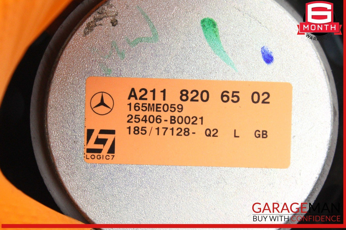 07-09 Mercedes W211 E350 Front Left & Right Side Door Audio Sound Speakers OEM