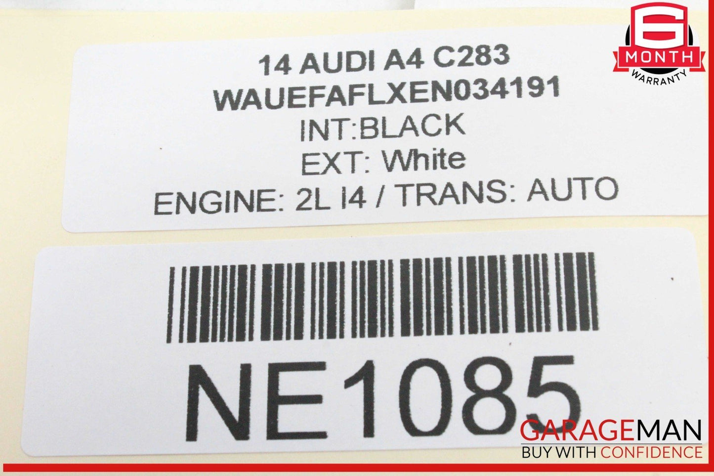 09-16 Audi A4 S4 Rear Left Driver Side Lower Control Arm 8K0505311J OEM