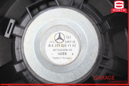 01-07 Mercedes W203 C240 C230 Front Right & Left Side Door Audio Speaker OEM