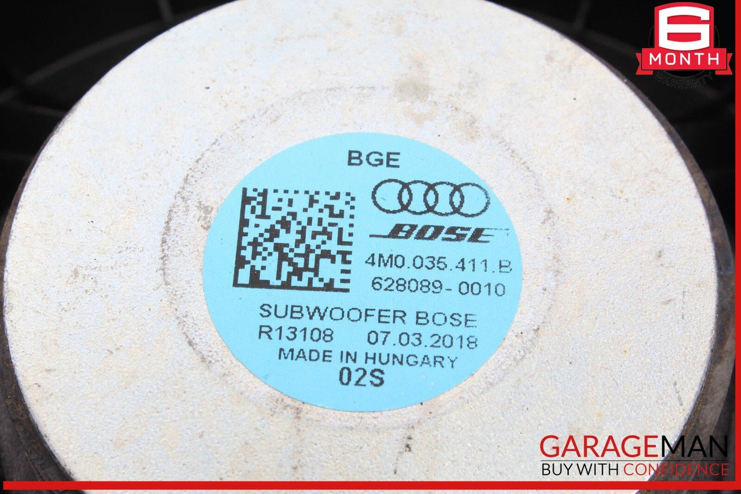 2017-2019 Audi Q7 Rear Left and Right Side Door Speaker 4M0035411B