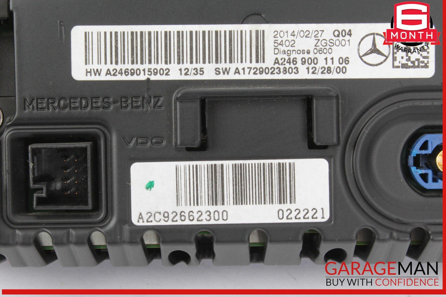 14-16 Mercedes W117 CLA45 AMG CLA250 Navigation Information Display Screen OEM