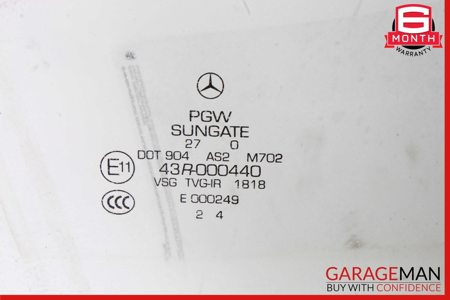 06-12 Mercedes W251 R350 R550 Front Right Passenger Side Door Window Glass OEM
