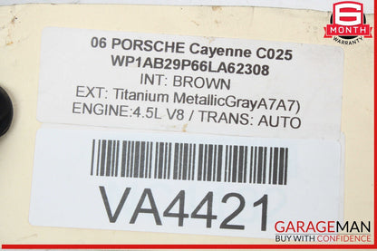 03-10 Porsche Cayenne 955 957 Front Right Side Exterior Door Handle OEM