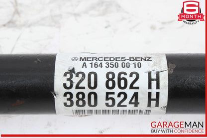 06-12 Mercedes W164 ML350 GL450 Rear Right Or Left Side Half Axle Shaft OEM