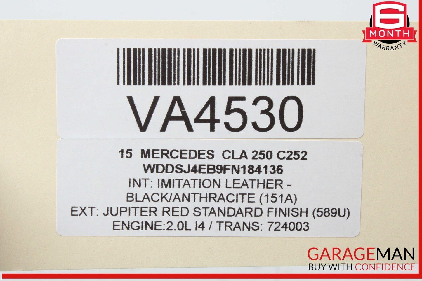 14-19 Mercedes W117 CLA250 Rear Left Side Spindle Knuckle Hub Bearing OEM