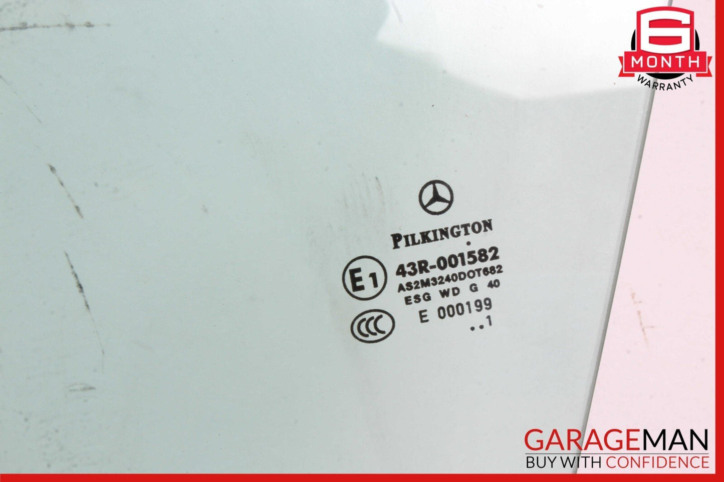 12-20 Mercedes R172 SLK250 SLK350 Front Left Driver Side Door Window Glass OEM