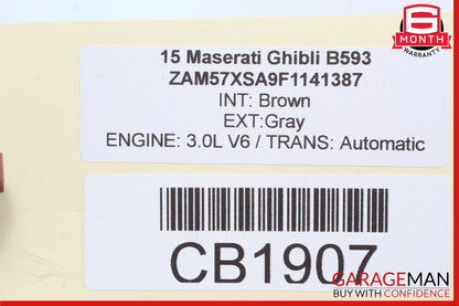 14-17 Maserati Ghibli M157 Front Right Wheel Spindle Knuckle Hub Bearing RWD