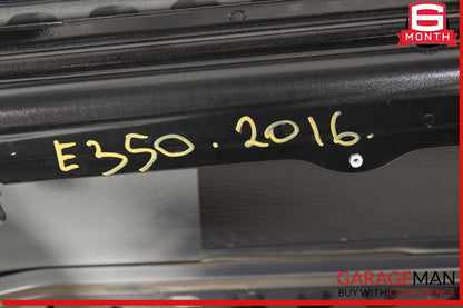 10-16 Mercedes W212 E350 E63 AMG Sedan Rear Left Side Door Shell Black OEM