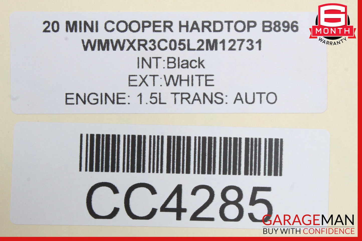 14-21 Mini Cooper Front Left Driver Side Interior Door Panel Trim Cover Assy