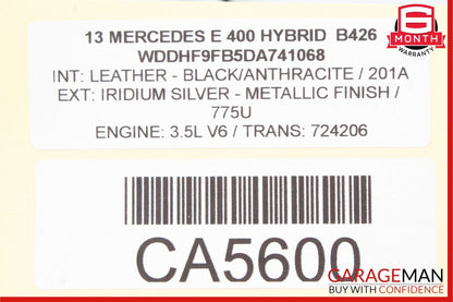 08-18 Mercedes W212 E400 GLK350 C350 Rear Right Side Door Lock Latch Actuator