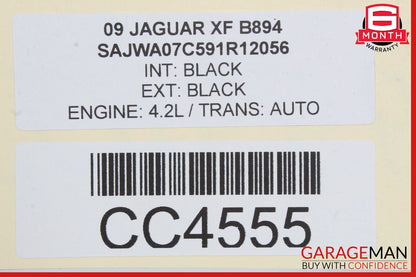 09-11 Jaguar XF Front Right Bottom Lower Seat Cushion OEM