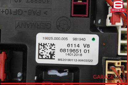 14-18 BMW X5 F15 X3 X4 X6 Rear Power Distribution Fuse Relay Box Module OEM
