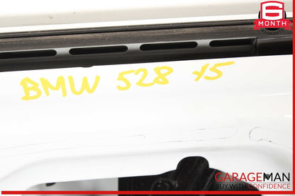 11-16 BMW 528i 535i 550i Front Right Passenger Side Door Shell Panel White OEM