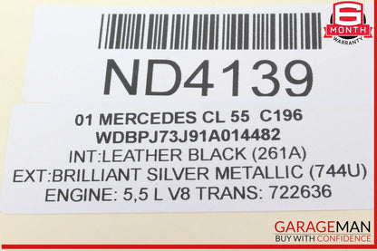 00-02 Mercedes W215 CL55 AMG S500 Navigation Command Head Unit GPS CD OEM