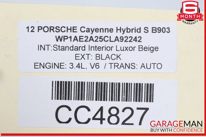 11-18 Porsche Cayenne 958 / Touareg Hybrid Automatic Transmission Gearbox 149k