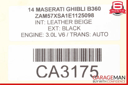 14-17 Maserati Ghibli Front Right Side Wheel Spindle Knuckle Hub Bearing RWD