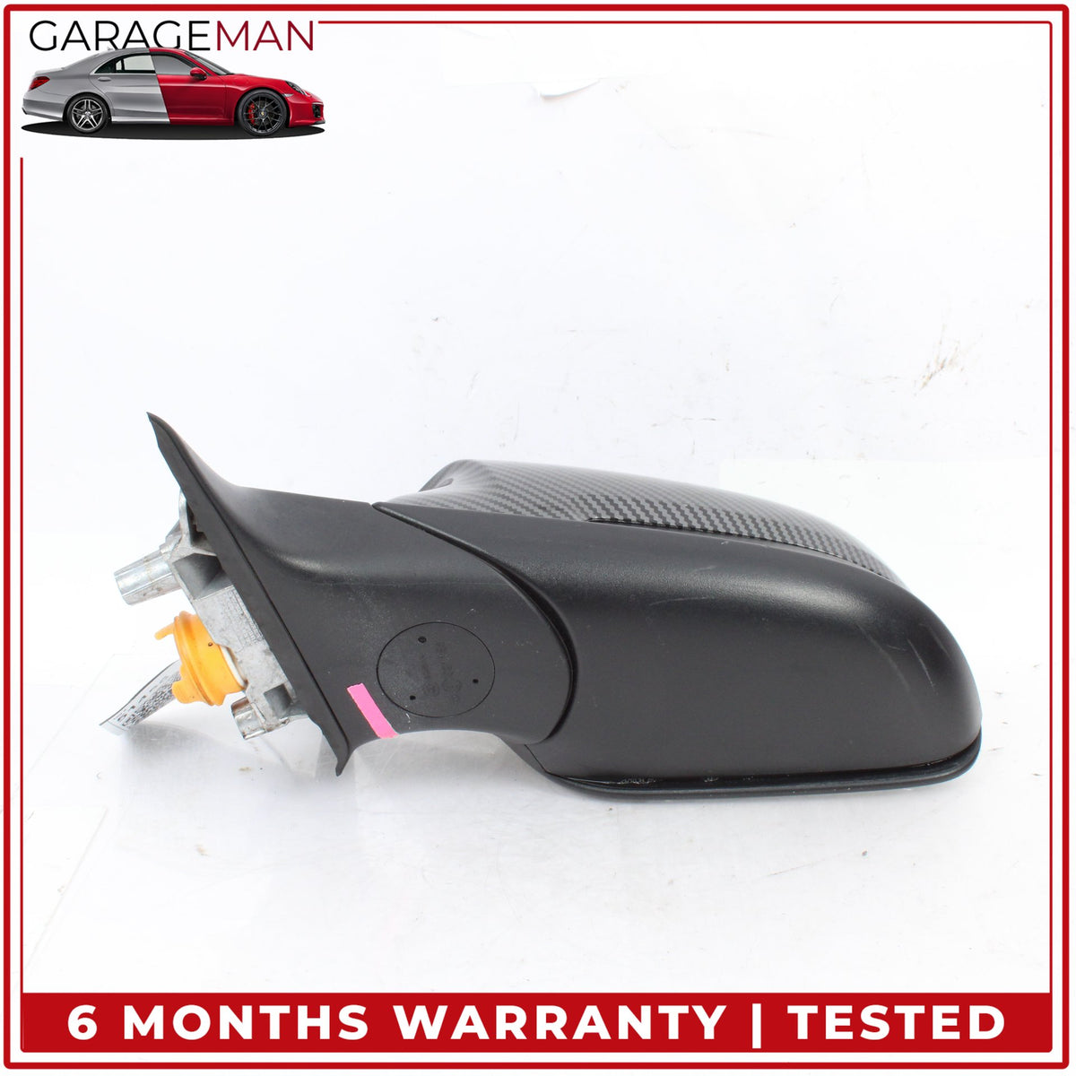 2012-2018 BMW 328i F30 Front Left Side Door Rear View Mirror Carbon Fiber OEM