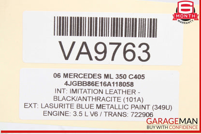 06-12 Mercedes W164 ML350 GL450 Rear Right Or Left Side Half Axle Shaft OEM