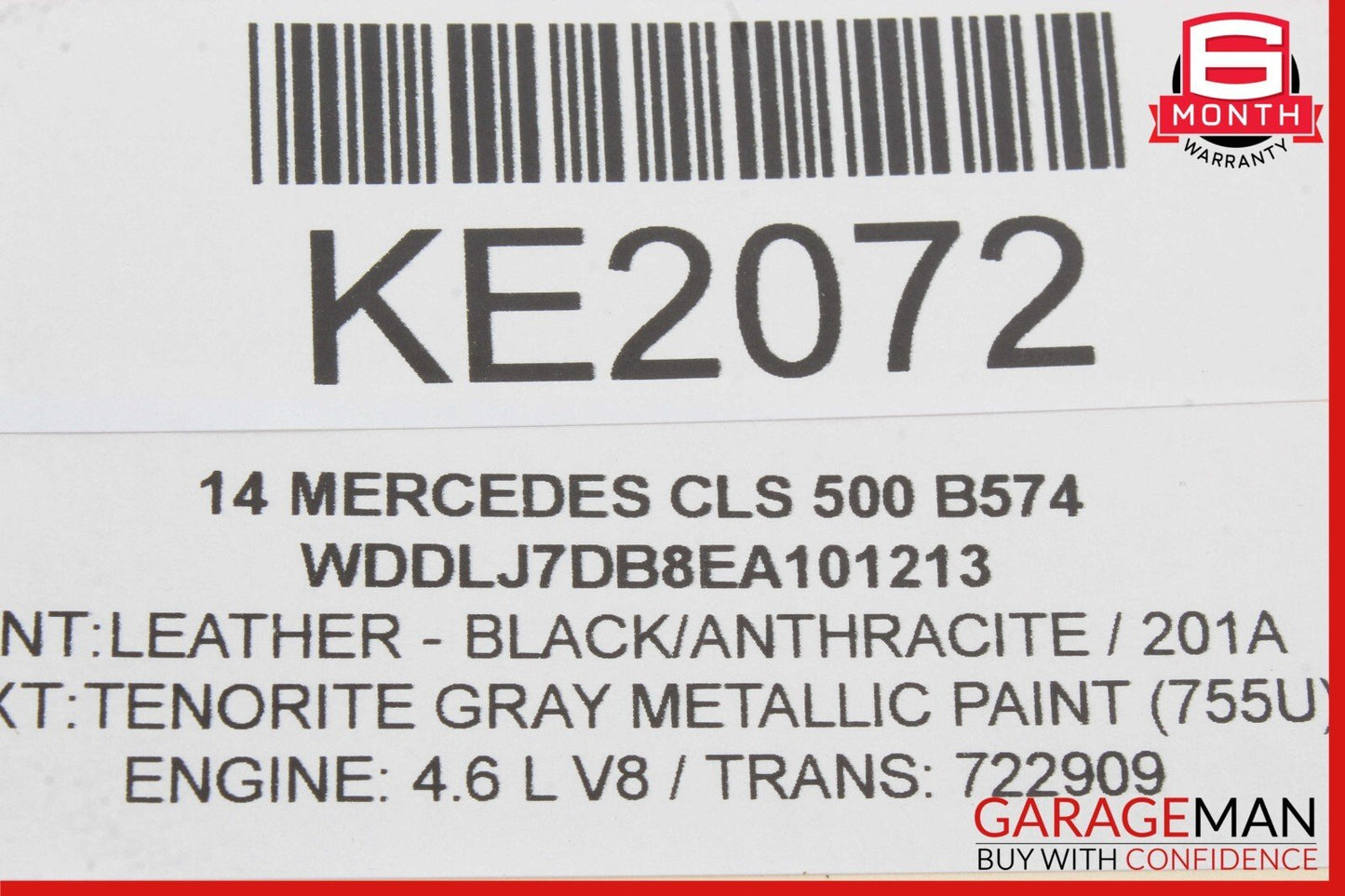 11-20 Mercedes W218 CLS550 S550 E550 M278 4.7L Left Engine Cylinder Head OEM
