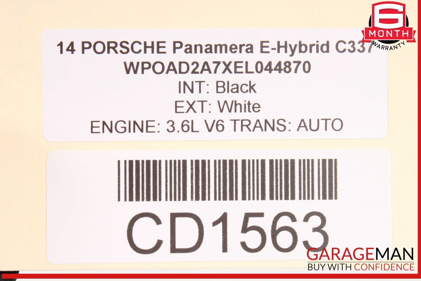 11-18 Porsche Panamera 970 Cayenne 958 3.0L Hybrid Engine Motor OEM 94k