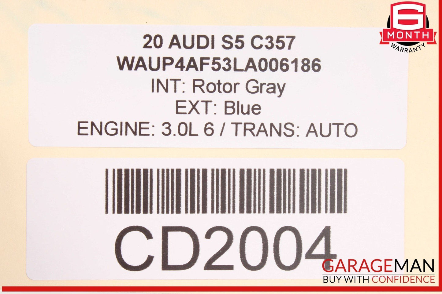 18-24 Audi S5 RS5 A5 Coupe Rear Trunk Deck Lid Assembly OEM