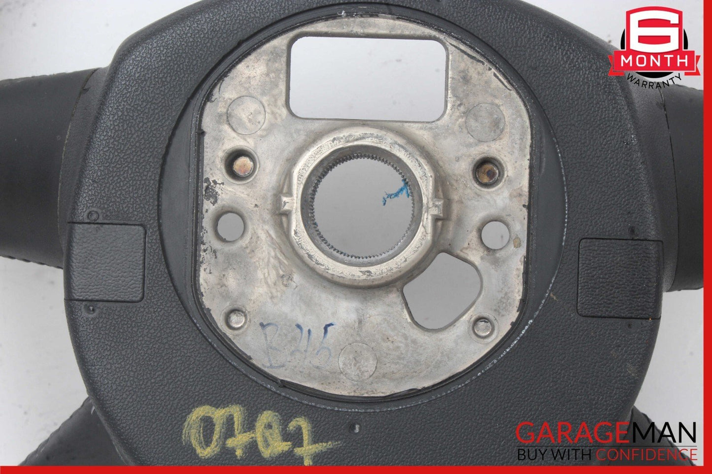 07-09 Audi Q7 4L Steering Wheel Black 4F0419091AHN60 OEM