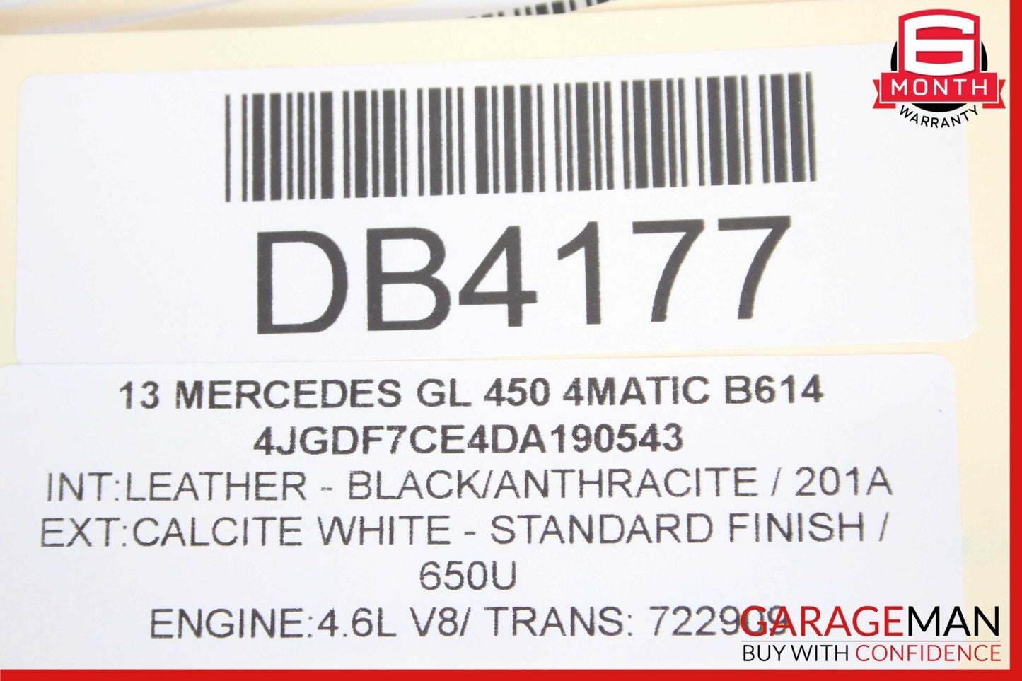 13-16 Mercedes X166 GL450 GL550 Rear Left 3RD Third Row Seat Assembly OEM