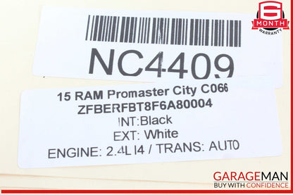 15-18 RAM Promaster City Front Left Driver Side Steering Wheel Black OEM
