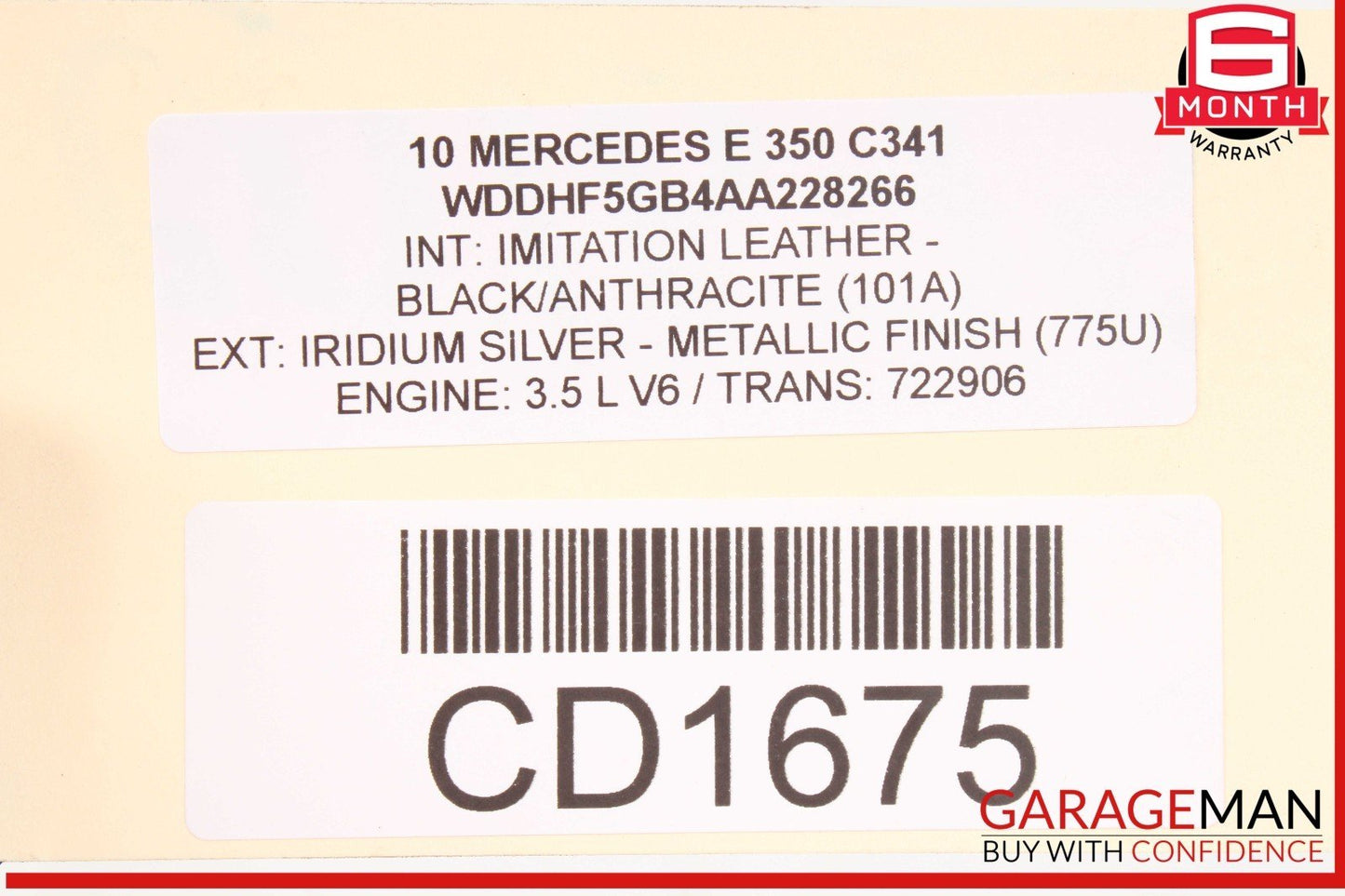 10-18 Mercedes W212 E350 C250 Rear Sub Frame Crossmember Cradle Assembly OEM