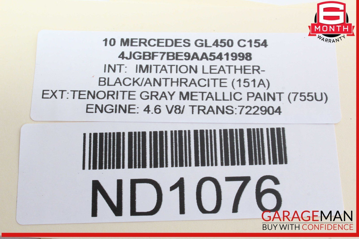 06-12 Mercedes X164 GL450 ML350 Center Console Control Trim Panel Wood Bezel