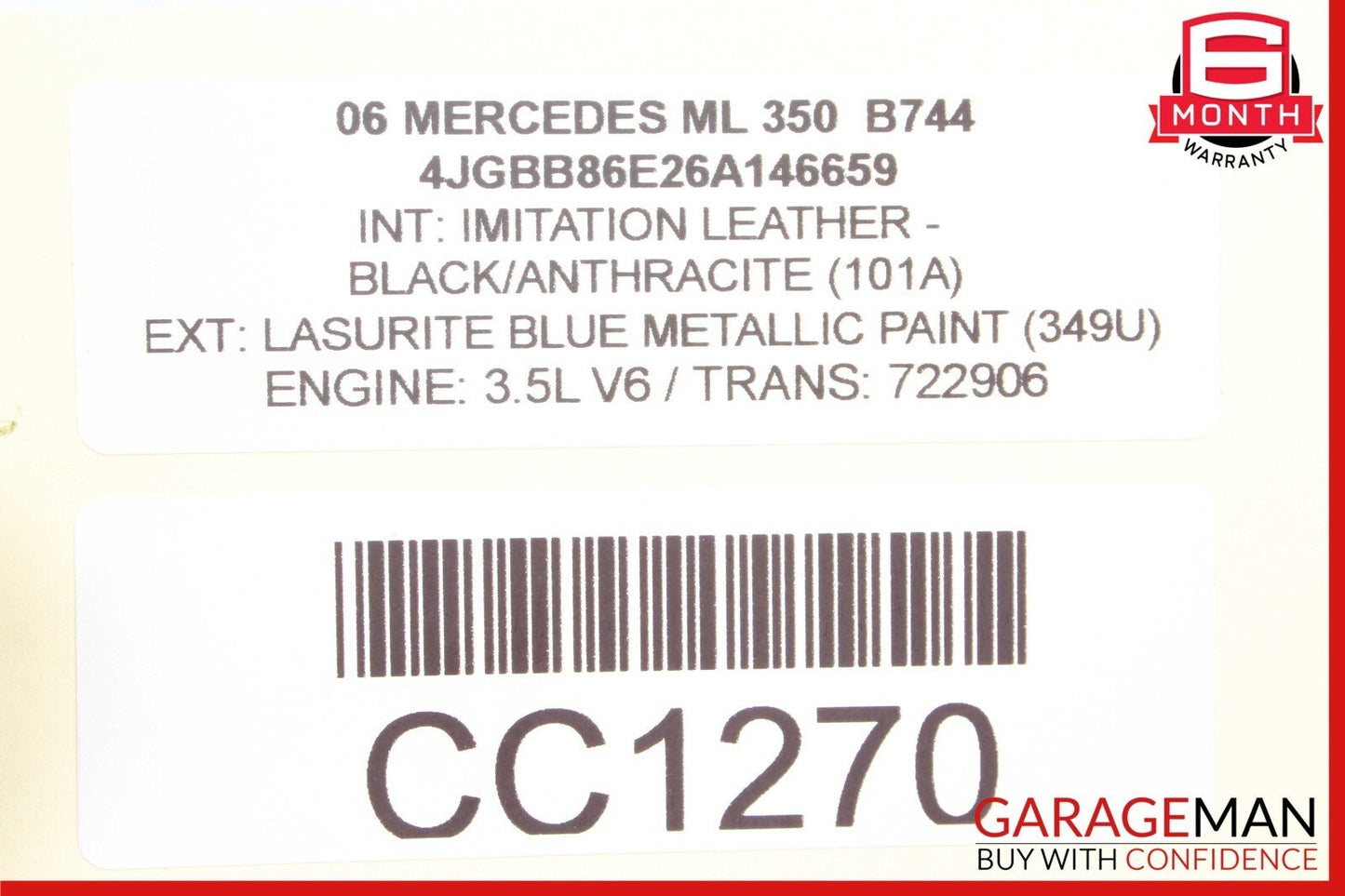 05-12 Mercedes W164 ML350 R350 E350 M272 Engine Motor Oil Pump Assembly OEM