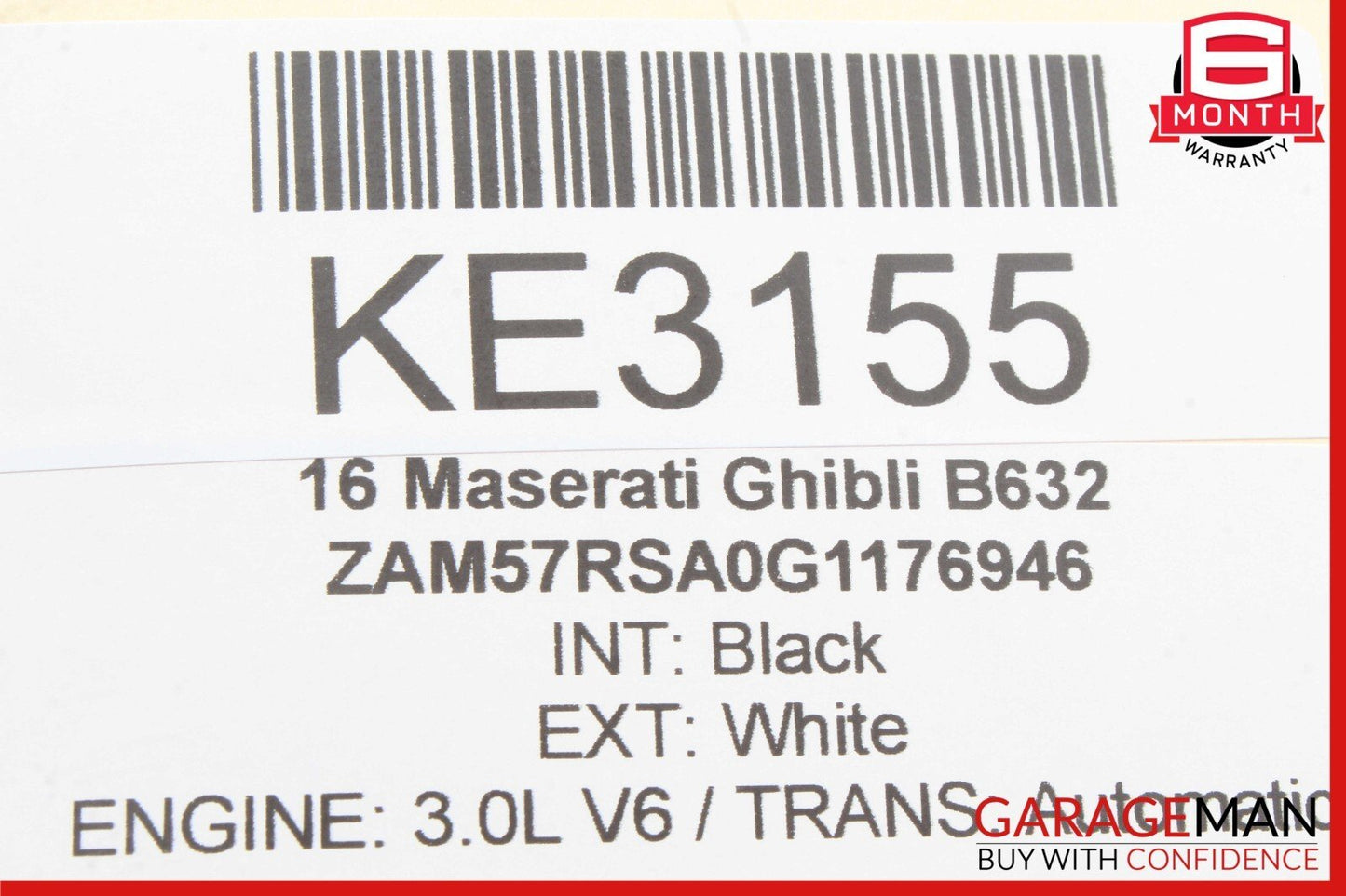 14-21 Maserati Ghibli Rear Right Passenger Side Exterior Door Handle OEM