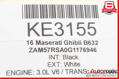14-21 Maserati Ghibli Rear Right Passenger Side Exterior Door Handle OEM