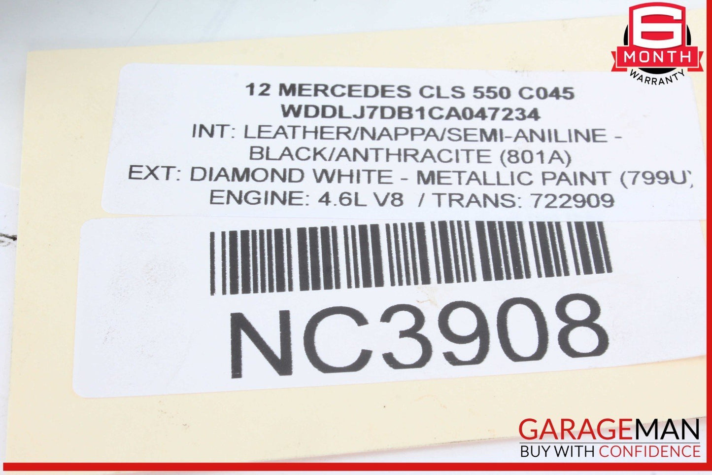11-20 Mercedes W218 CLS550 S550 E550 M278 4.6L Left Engine Cylinder Head OEM