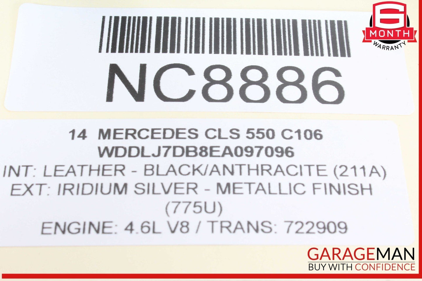 12-18 Mercedes W218 CLS550 Tailgate Actuator Control Unit 2188202926 OEM