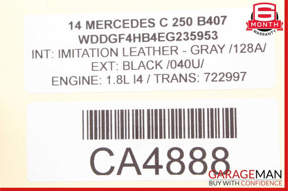 08-20 Mercedes GLK350 SLK250 C250 C350 Front Right Side Door Lock Latch Actuator