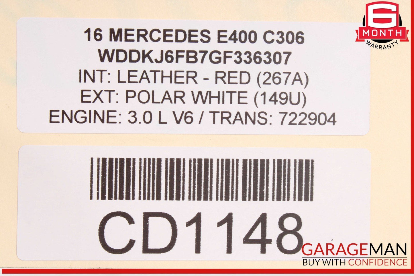 10-17 Mercedes W207 E400 E350 E550 Coupe Trunk Lid Deck Shell Panel Assembly OEM