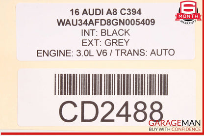 11-18 Audi A8 Quattro Front Left Driver Side Lower Seat Cushion 4H0881405S OEM