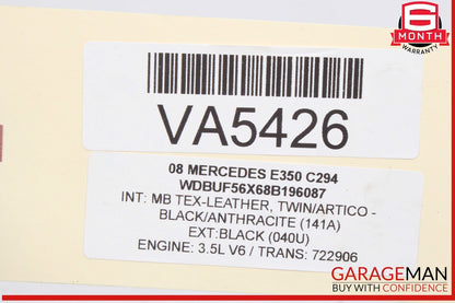 05-13 Mercedes W211 E350 C300 GLK350 Engine Cylinder Head Cover Left Side OEM