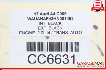 17-19 Audi A4 2.0L Transmission Gearbox 7 Speed OEM 79k