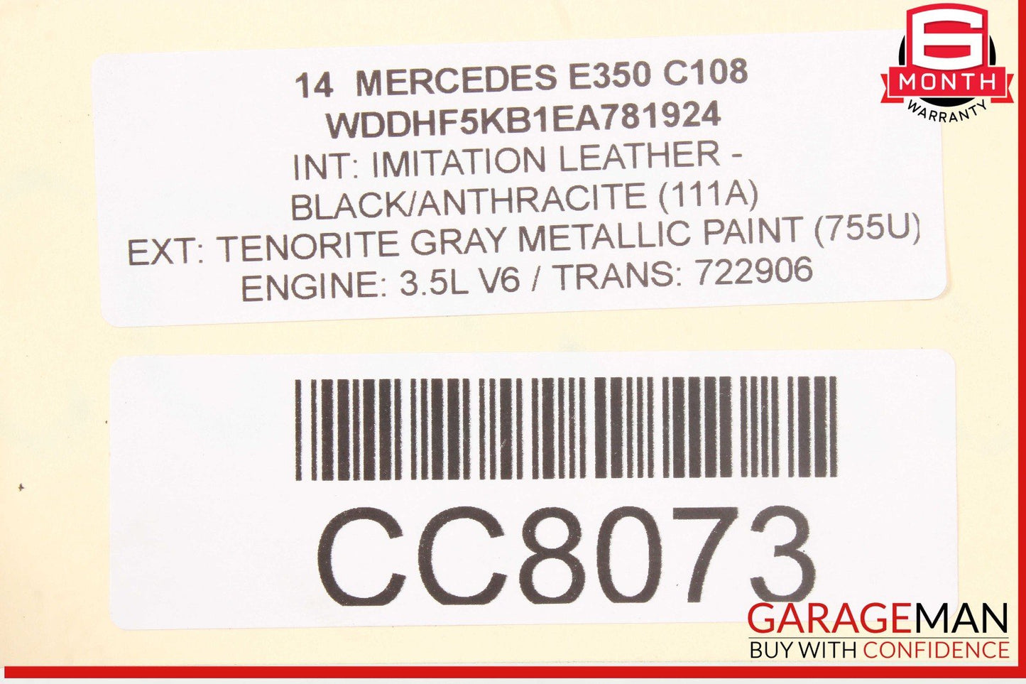 10-18 Mercedes W212 E350 C250 E550 Rear Sub Frame Crossmember Cradle OEM