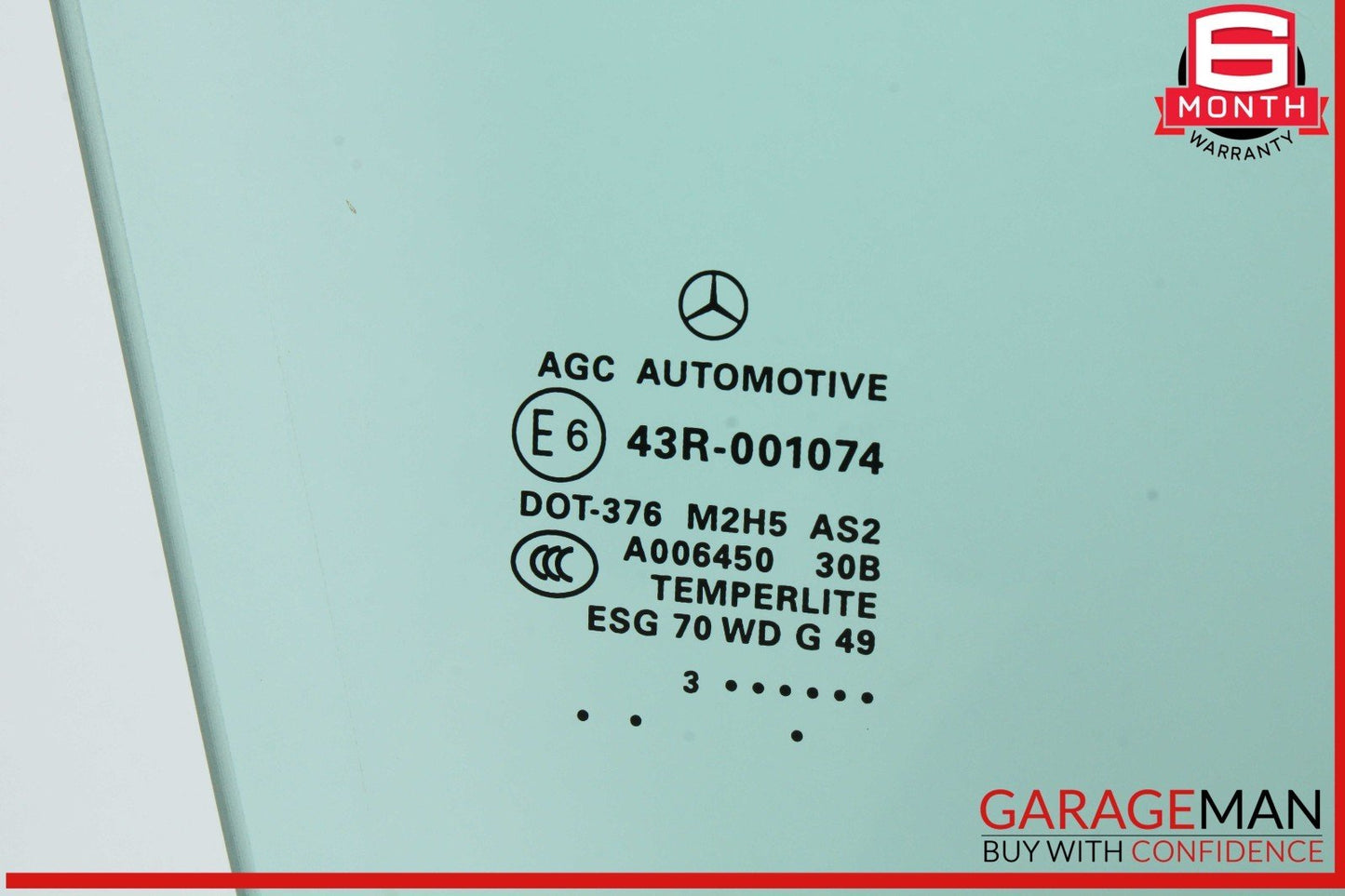 12-19 Mercedes X166 GL450 GLE43 AMG GLS550 Front Right Door Window Glass OEM