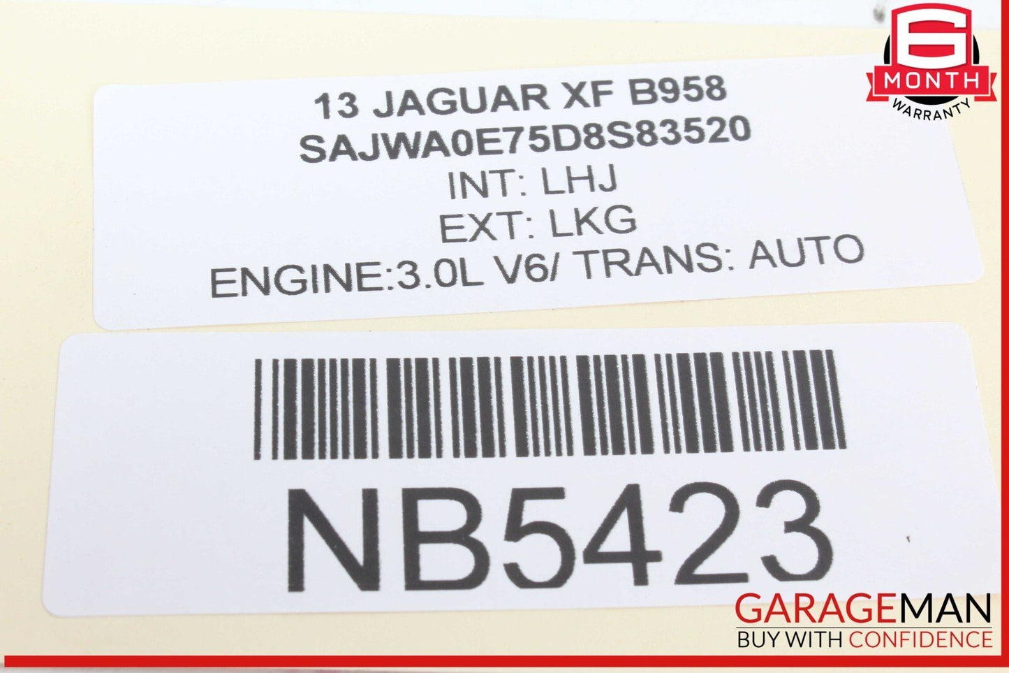 12-15 Jaguar XF Front Center Dash Dashboard Air Vent Cover Trim Panel OEM
