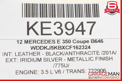10-16 Mercedes W212 E350 3.5L V6 ECU ECM Engine Computer Control Module Unit OEM